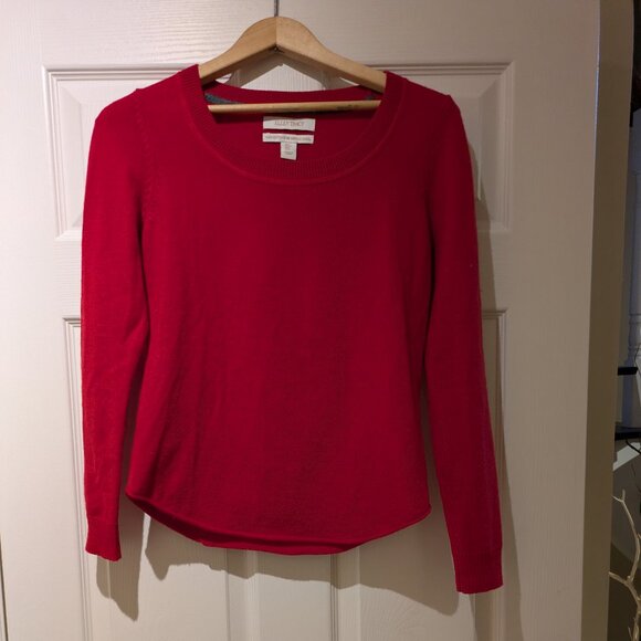 Ellen Tracy Merino Wool Long Sleeve Crew Neck Sweater - Picture 1 of 6